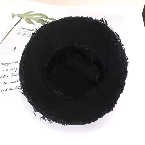 Sombrero de algodón para mujer con ala ancha miniatura 4