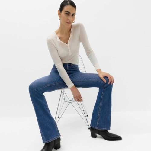 Image of Marks & Spencer Sculpt Bootcut High Rise Denim Jeans