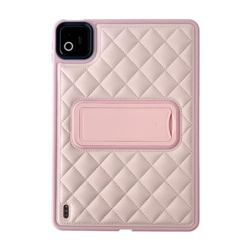 Étui pour Xiaomi Pad 8 rose en cuir rigide antichoc