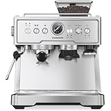 Espresso Machine, Ihomekee 20 Bar Expresso Coffee Machines with Milk Frother Steam Wand, Professional Espresso Maker with Removable Water Tank, Cappuccino & Latte Machine for Home