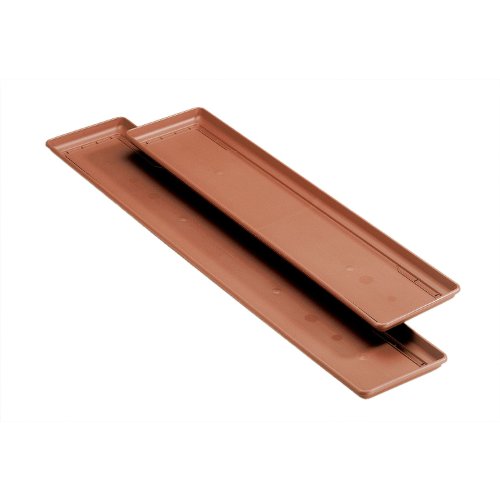 Preisvergleich Produktbild Ebert Blumenkasten Untersetzer, terracotta, 60 x 19 x 3 cm, 1002238