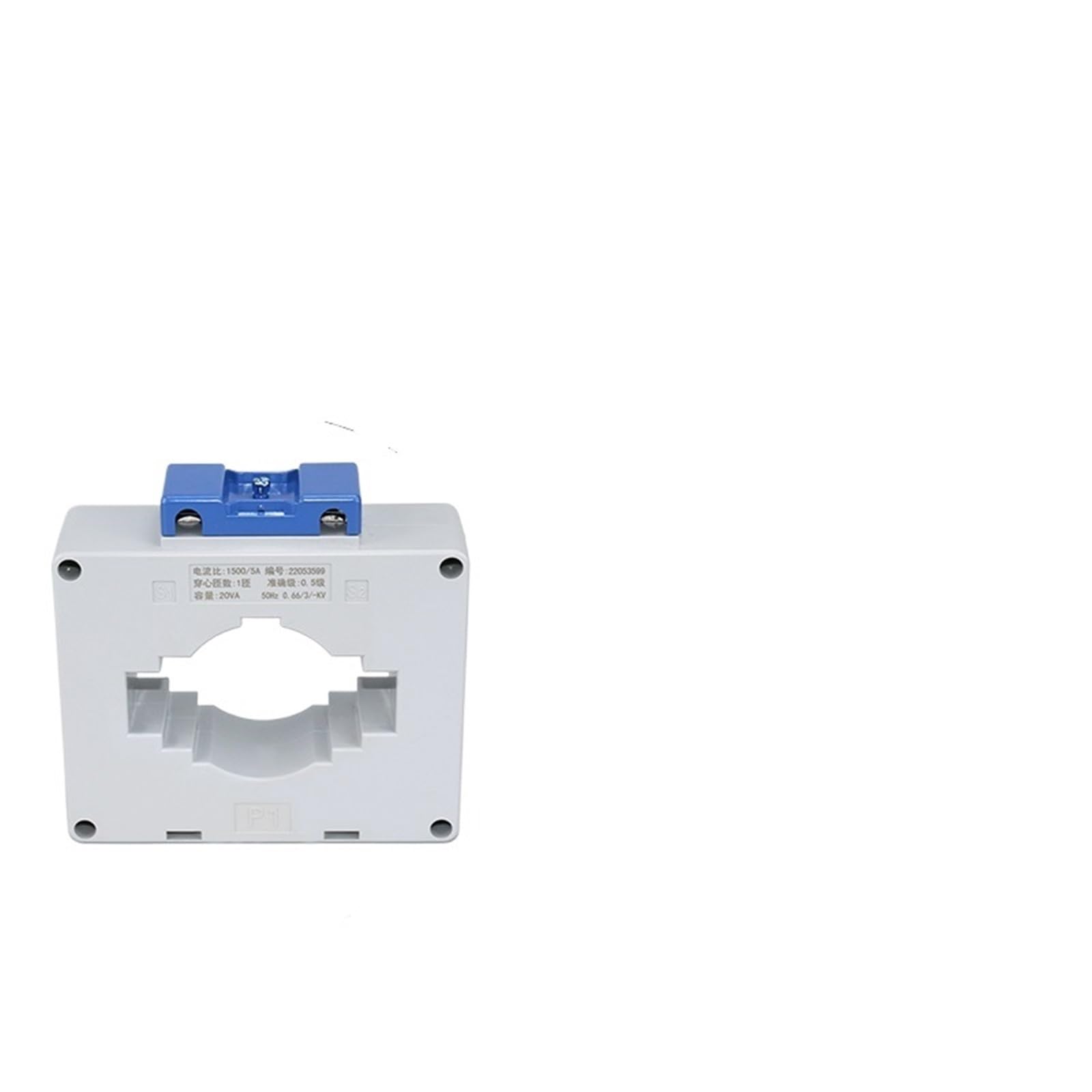 Transformador de corriente con ventana 82x21mm y reducción de 1500A a 5A 8