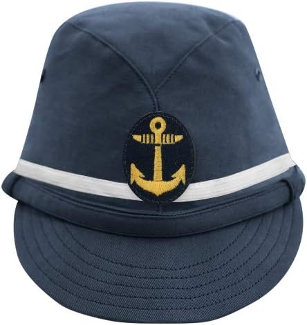 militaryharbor WWII Japanese IJN Navy First Type NCO Field Cap Blue