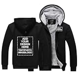 foto amor de mi vida Diseño destacado: sudaderas de forro polar con cremallera para hombre, con dos bolsillos laterales para guardar las manos, el teléfono, las llaves, etc. Corte entallado, puños y dobladillo acanalados que se ajustan al cuerpo, abrigadas y ajustadas.