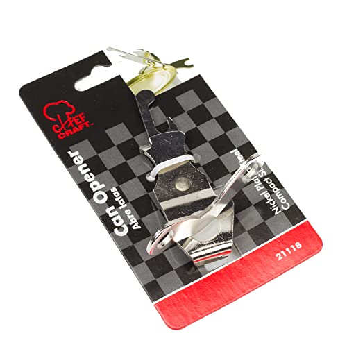 Chef Craft Select Butterfly Can Opener, 4 Inches, Nickle Plated #TOP1