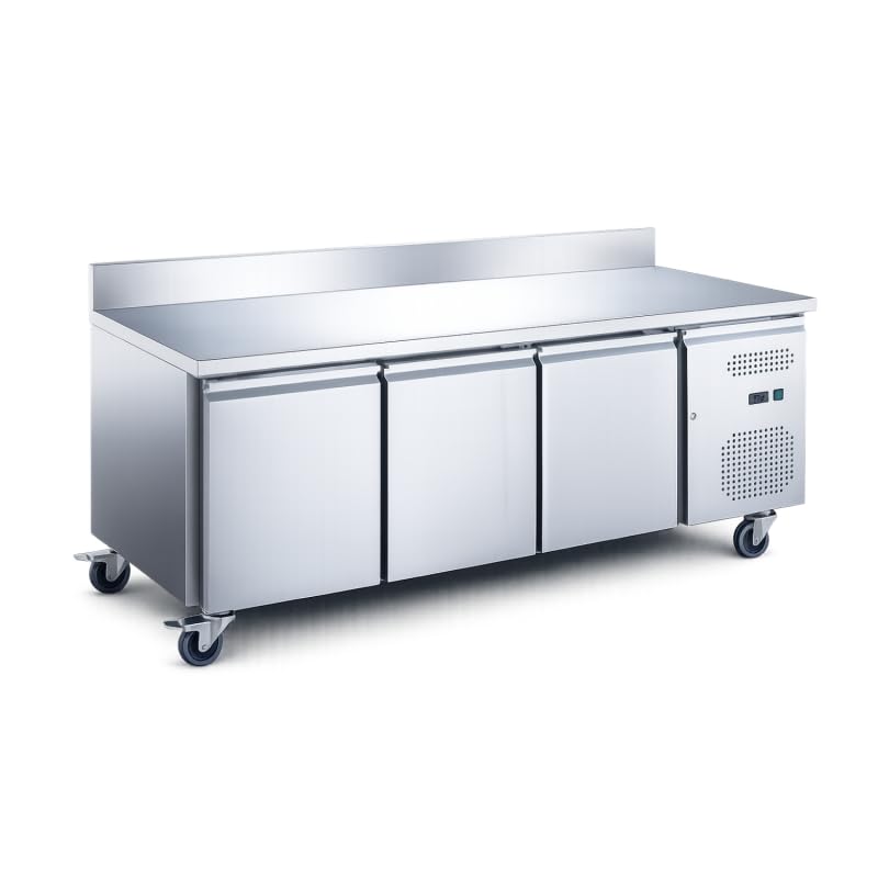 Générique Torre Pasticceria Refrigerata con Backsplash 3 Porte - 580L - Formato 600x400 - Tropicalizzato