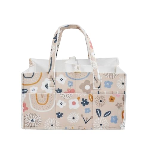 Premium Floral Printed Multipurpose Storage Organizer Bag-image-39