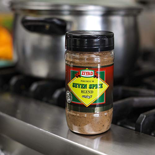 Ziyad Shaker Premium Seven Spice Blend, Flavorful Spices, No Additives, No Preservatives, No Salt, No MSG, 5 oz