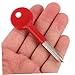 4pcs Fire Door Key Enhanced Security for Pipeline & Utility Locks -, Ergonomic, Red - Ideal for Industrial & Commercial Use
