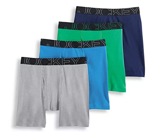 Jockey Active Blend Woven Boxer 4-Pack