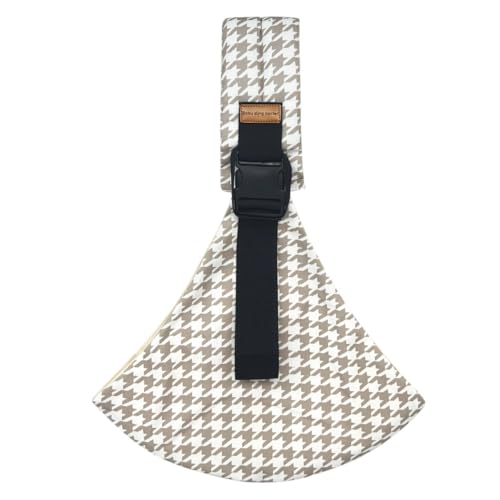 Image of Baby Sling Carrier,Baby Sling,Toddler Carrier,Adjustable and Non-Slip Hip Seat Carriers Carrying 10-30 lbs(Houndstooth)