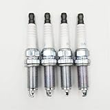 Spark plugs 4PCS LZKAR6AP-11 22401-ED815 Compatible with Nissan Micra March Note Tiida X-Trail Cube