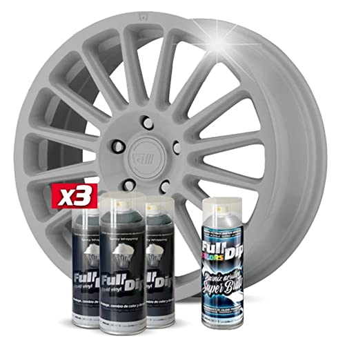 AutoFullCar Pack 3 Sprays Full Dip Nardo Grey Brillo
