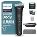 Philips Bodygroom série 7000 - tondeuse hommes avec tête flexible 2D, système de rasage Triple protection, têtes interchangeables, zones intimes, 100% étanche, autonomie 120 min, modèle BG7480/15