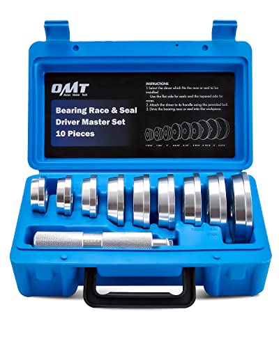 Orion Motor Tech Bearing Press Kit, 10Pc Bearing Race And Seal Driver Set With Seal Driver And 9 Bearing Adapters, Seal Installer Bearing Driver Kit For Bearing Installation #TOP3