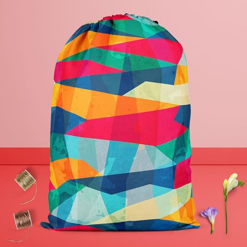 Image of ArtzFolio Grunge Mosaic | Reusable Sack Bag | Bag for Gym, Storage, Vegetable & Travel