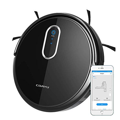 COAYU C530 Robot Vacuum Cleaner, Wet Mopping Sweeping, Anti-Drop Anti-Collision, Max Suction, Work