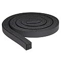 Window Air Conditioner Foam Insulating Strip 1 X 1 Inch, No Glue Thick Foam Weather Seal Tape with High Resilience, 6.5 Feet Long, 2 Pcs