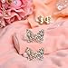 2Pcs Gold butterfly,New Glitter Gold Bows Hair Clip For Girls,Bling Sequin Bow Baby Care Clips,Hair Accessories for Baby Toddler Young Kids School Age Girls Gifts,Hair Accessories Decoration