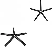 Base Reforçada de Aço para Cadeira Gamer, 5 Pontas, 620mm, Suporta até 150kg, com Capa de Polipropileno