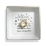 Cadeau attentionné pour les sœurs et les meilleures amies : plus qu'un plat à bijoux, c'est un cadeau chaleureux pour les anniversaires, les vacances, les moments importants. Un rappel sincère de l'amour pour les sœurs, les meilleures amies ou les sœurs. Un précieux souvenir au-delà d'un simple plat à bijoux.