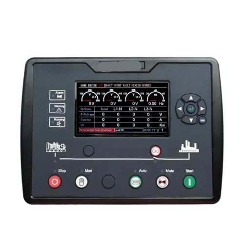 Controlador genset AIG6510 con comunicación avanzada y pantalla LCD color para generador