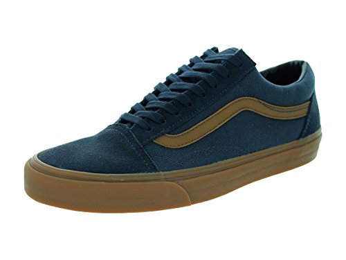 Vans Men's Low Top Sneakers, Blue Gum Sidestripe Ebony, 9