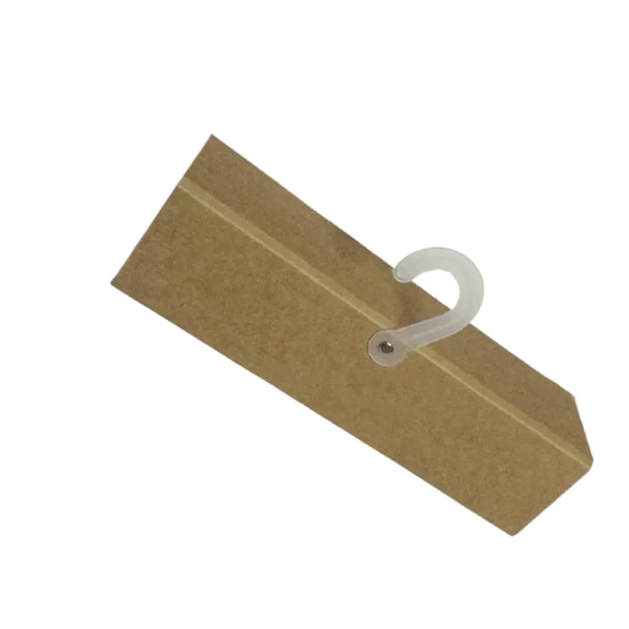 20pcs Fabric Swatch Hanger Sample Rug Header Card Plastic Hook Textile Material Cloth Hanging Display Holder