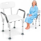Vive Shower Chair with Arms and Back