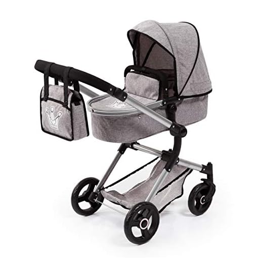 dockvagn, justerbart handtag, kan omvandlas till en sportvagn, väskan