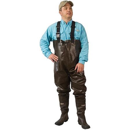 Caddis Men's 2 Ply Rubber Chest Wader, 9