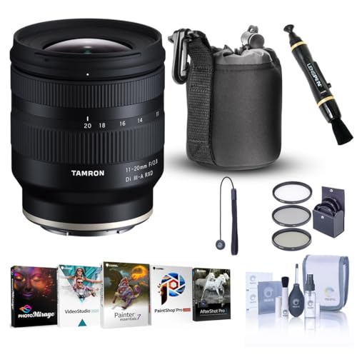 Tamron 11-20mm f/2.8 Di III-A RXD �����Y Sony E�p ProOptic 67mm�t�B���^�[�L�b�g PC�\�t�g�E�F�A�L�b�g �N���[�j���O�L�b�g �����Y�L���b�v�e�U�[ �����Y�N���[�i�[ �����Y�|�[�`�t��