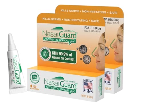 Antiseptic Topical Gel with Positive Ion Tech (Menthol) - Pack of 2