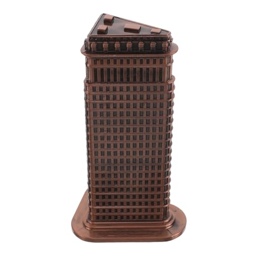EXAOMBLE - EXAOMBLE Sculpture Architecturale Vintage Souvenir de Voyage Flatiron Ornement de Bureau et Accessoire Photo Décoratif