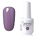 Qimisi Soak-off Gel Polish Lacquer Nail Art UV LED Manicure Varnish 15ml Elderberry