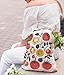 TFKFJLF Farmers Market Tote Bag，Tomato Canvas Tote Bag for Women Aesthetic, Gifts for Gardeners Woman, Garden Theme Party Decorations, Tomato Purse, Reusable Canvas Grocery Bags Foldable