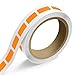LabelsNstickers Custom Printed Standard Label Rolls - Rectangle - 3/4 x 1 3/4 - Neon Orange - 125 Labels/Roll