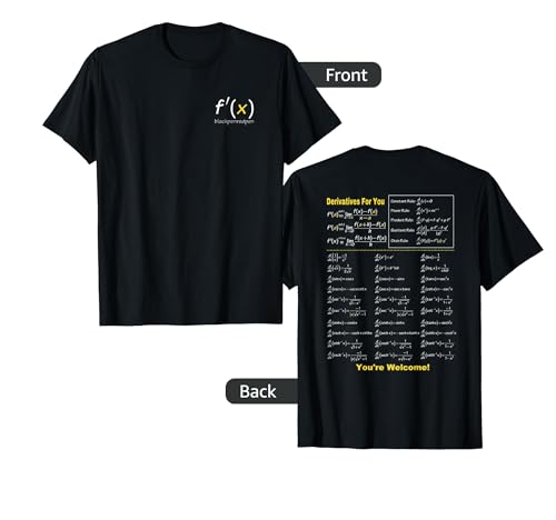 blackpenredpen calculus derivatives for you T-Shirt