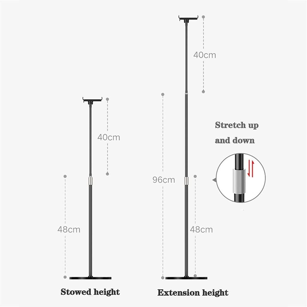 Soporte ajustable para libros con cuello de cisne flexible, soporte giratorio de 360° para leer, estar de pie, sentado o acostado