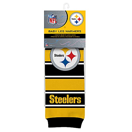 Baby Fanatic NFL Pittsburgh Steelers Leggings, One Size, Team Color - Premium Quality, Educational, and Fun Activity for Kids and Families - Great Gift Idea for Holidays, Birthdays, and Everyday Use
