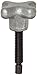 TE-CO 31131S Hand Knob Swivel Screw Clamp With Small Pad Black Oxide, 5/16-18 Thread x 1-1/2" Lg (2-Pack)