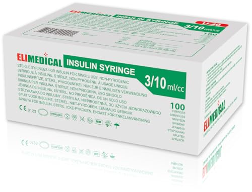 100 Stück 0.3ml/cc 31g x8mm Kunststoff Multiple Uses Messwerkzeuge U-40, 40U03M3108