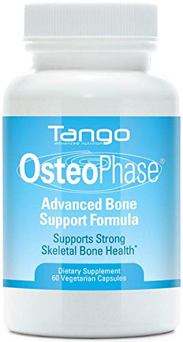 Tango OsteoPhase Natural Bone Support Supplement Aids Calcium Regulation and Promotes Skeletal Bone Health (60 Vegetarian Capsules)