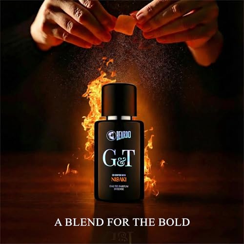 Image of BEARDO G&T Premium Perfume For Men 30ml | Eau De Parfum, Citrusy, Spicy, Woody Premium Scent | Perfume For Men Long Lasting Smell | Premium Gift For Man | Perfume For Man