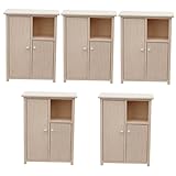 Mini estantería: el modelo mini gabinete es perfecto para mini artículos para el hogar, muy práctico y decorativo.