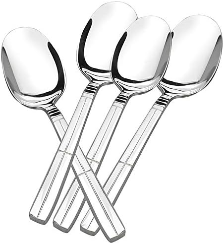 Saedy Stainless Steel Banquet Serving Spoon, Set of 8