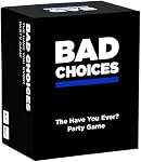BAD CHOICES Jeu de société - Le jeu Avez-vous déjà ? - Jeu de cartes hilarant pour adultes pour les fêtes de type Secret Santa, petits cadeaux de Noël et soirées jeux de société entre amis