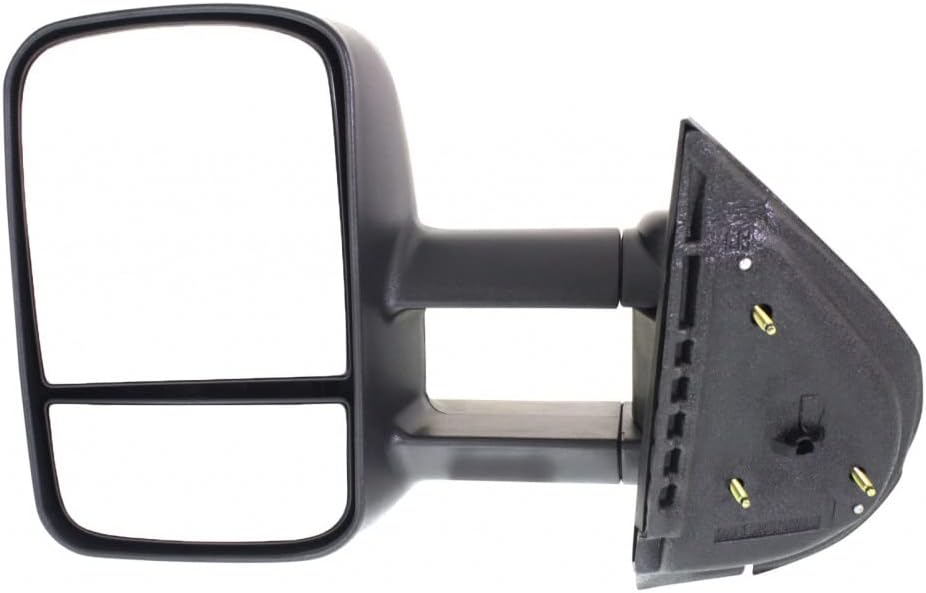 For Chevy Silverado 2500 HD/3500 HD/1500 2007-2014 Door Mirror Driver Side | Manual | Trailer Tow Type | Textured | Replacement For GM1320337 | 20862094
