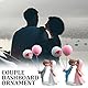 FYJCXCMP Niedliches Auto Armaturenbrett Ornament, Liebe Hochzeit Cartoon Paar 2 Stück, Ballon Action Dekoration Charakter, Neue Hochzeit Auto Dashboard Dekoration Büro Innendekoration