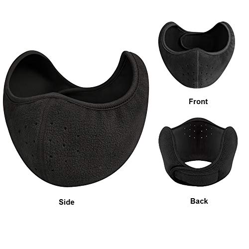 TecHong Mens Winter Warm Windproof Mask - Thick Dustproof Breathable Mouth Cover